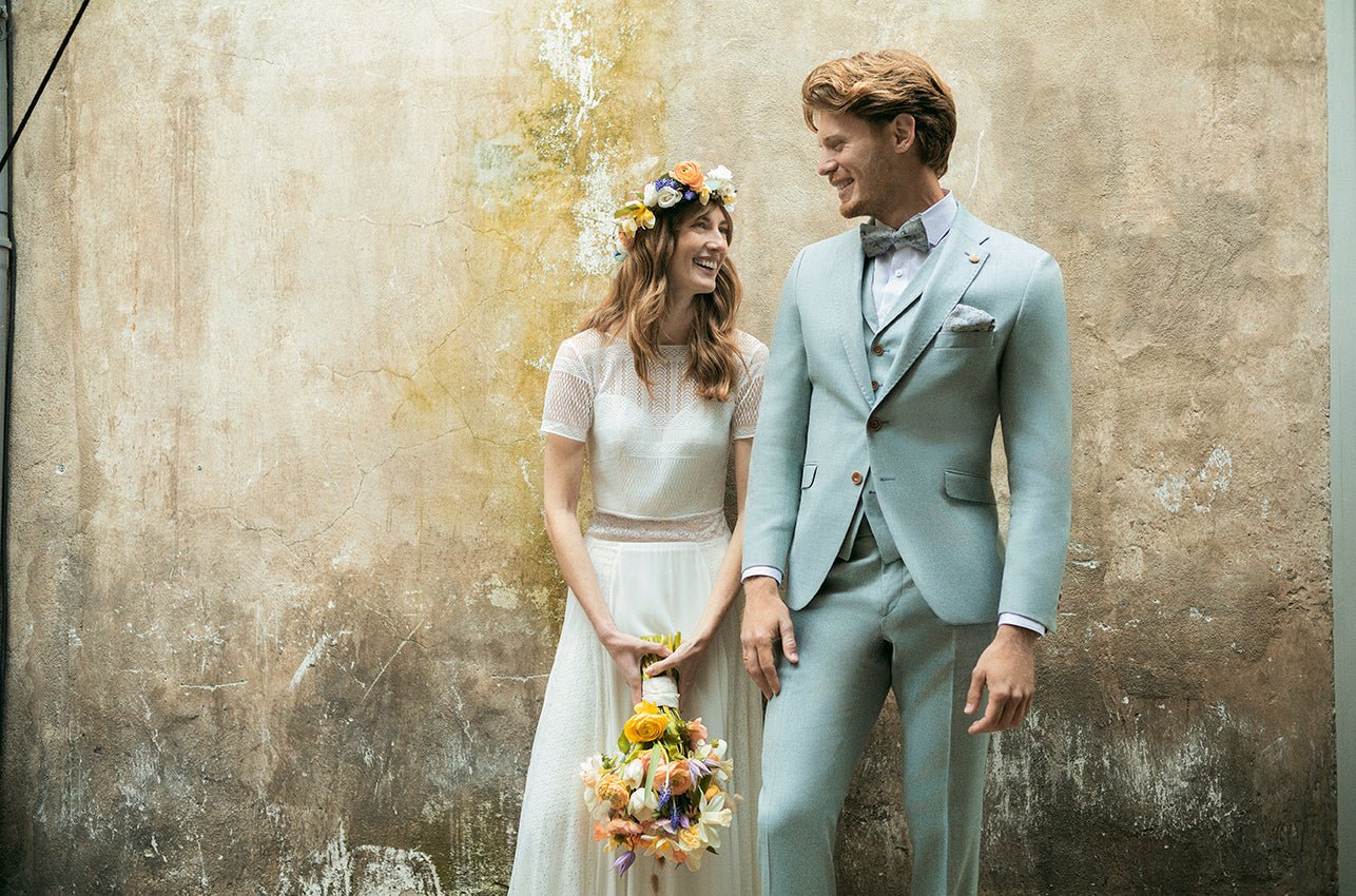 Boho Vintage Hochzeitsanzug: Der perfekte Look für deine Traumhochzeit! - hochzeitsrausch Brautmoden Webshop